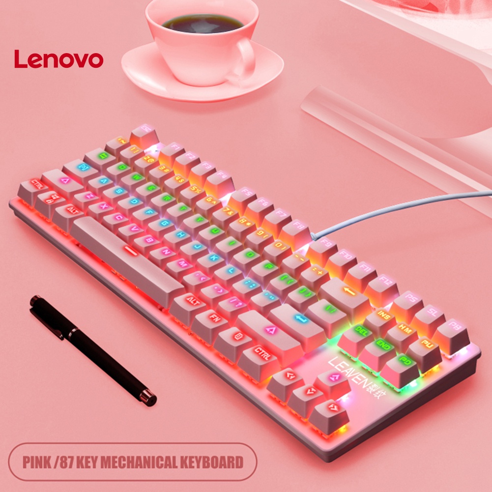 Vỏ Bọc Bàn Phím Cơ 87 Phím RGB Họa Tiết Hoa Hướng Dương Có Dây Cho Blue Switch