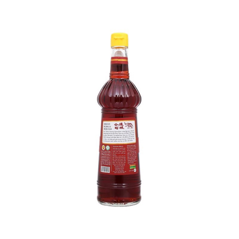 Hàng chính hãng_Nước mắm Liên Thành nhãn vàng chai 600ml