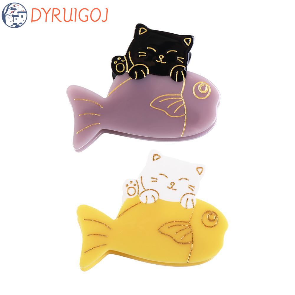 DYRUIDOJ Kẹp Tóc Hình Cá Mập Cỡ Lớn Thời Trang Hàn Quốc Cho Nữ