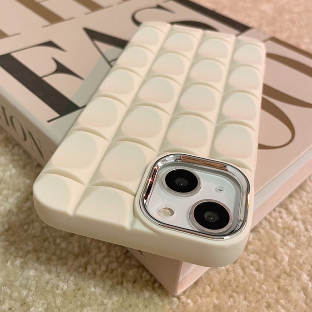 Ốp Điện Thoại TPU Mềm Nhám Chống Sốc Chống Trượt Mạ Điện In Họa Tiết 3D Cho IPhone 11 12 13 14 Pro Max