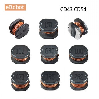 Set 10 linh kiện điện tử cd43 cd54 smd 1uh 1.5uh 2.2uh 4.7uh 6.8uh 10uh 15uh 22uh 33uh 47uh
