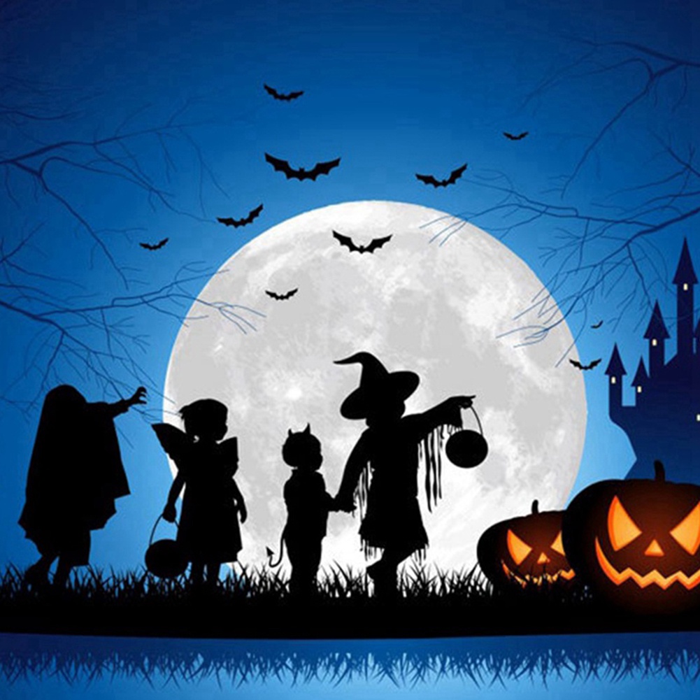 Set 16 Miếng Dán Tường Trang Trí Hình Dơi 3D Bằng PVC Tháo Rời Được Dành Cho Tiệc Halloween