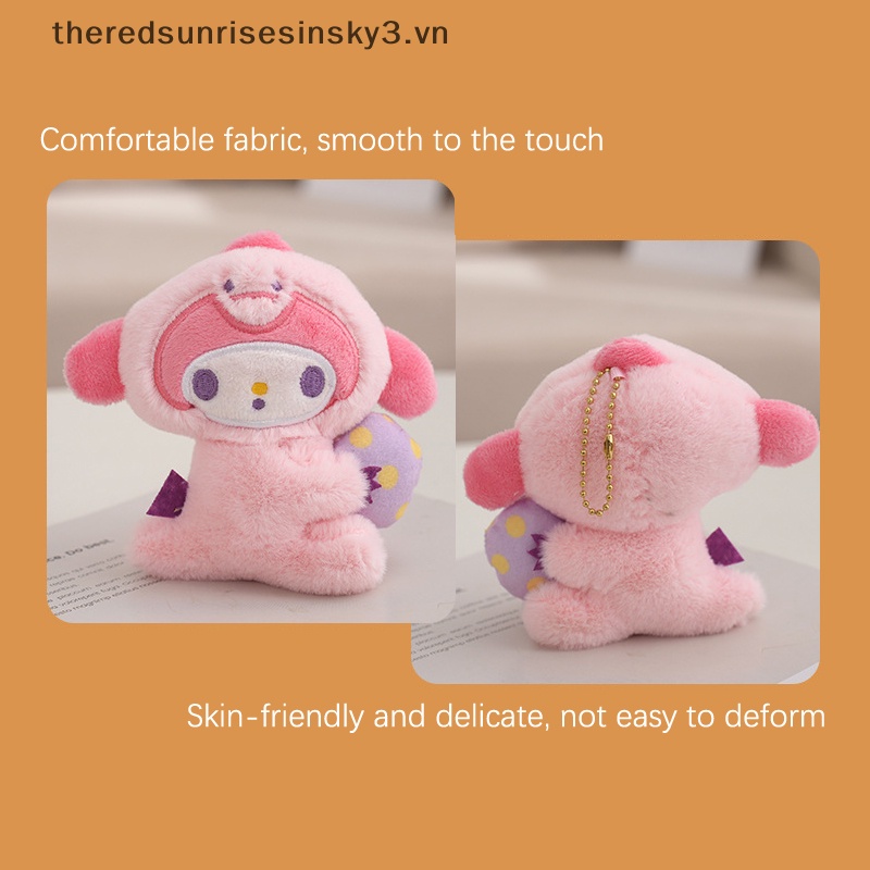 Móc Khóa Hình Mèo Nhồi Bông Mềm Mại Đáng Yêu Thời Trang