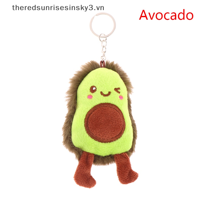 Móc Khóa Hình Trái Cây Nhồi Bông Xinh Xắn Dễ Thương