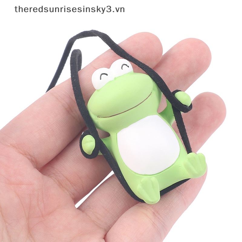 # # Mặt Dây Chuyền Hình Chú Ếch Đu Quay Gypsum Dễ Thương Trang Trí Nội Thất Xe Hơi Tự Động Phía Sau.