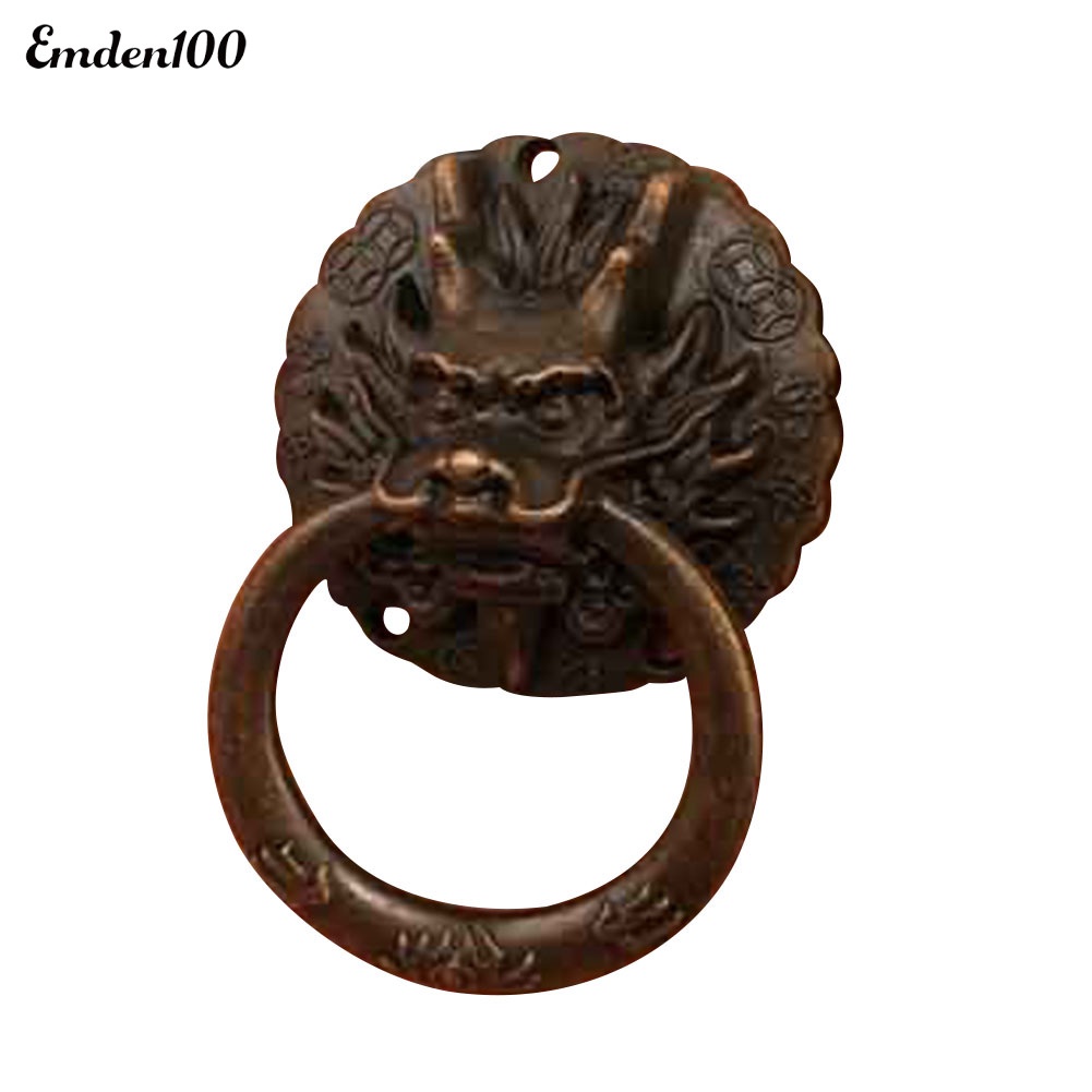 Set 2 Tay Nắm Ngăn Kéo Tủ Hình Rồng Phong Cách Vintage