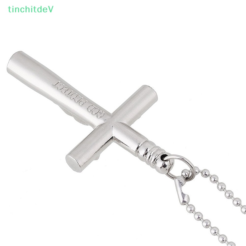 [TinchitdeV] Mặt Vòng cổ Hình Thánh Giá 6mm Bằng Kim Loại Điều Chỉnh Kích Thước