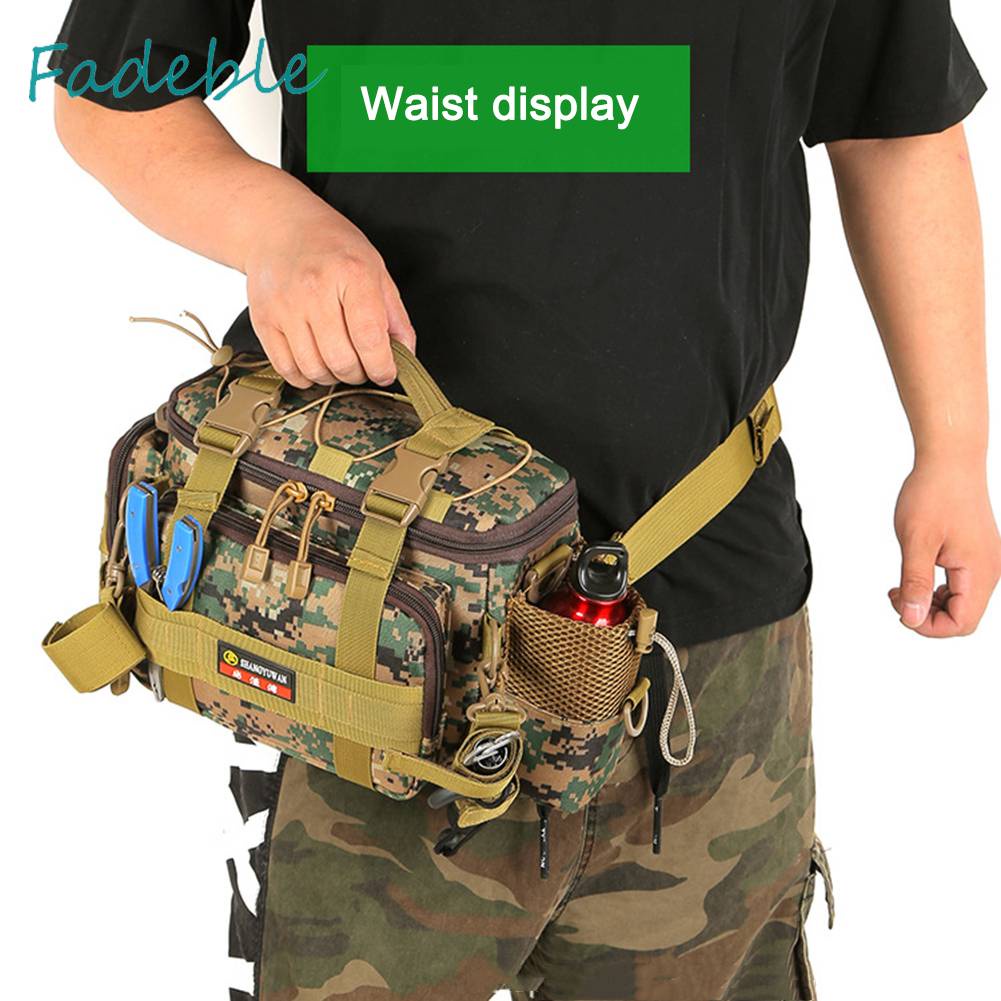 Túi Đeo Chéo Ngực Bằng Nylon Đa Năng Nhiều Ngăn Tiện Dụng Mang Theo Du Lịch