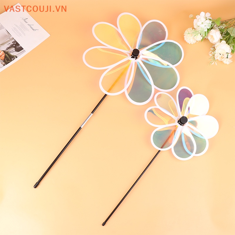 1 Cánh Gió Hình Hoa Hướng Dương Đính Kim Sa Nhiều Màu Có Thể Gấp Gọn Dùng Trang Trí Sân Vườn / Cắm Trại / Dã Ngoại