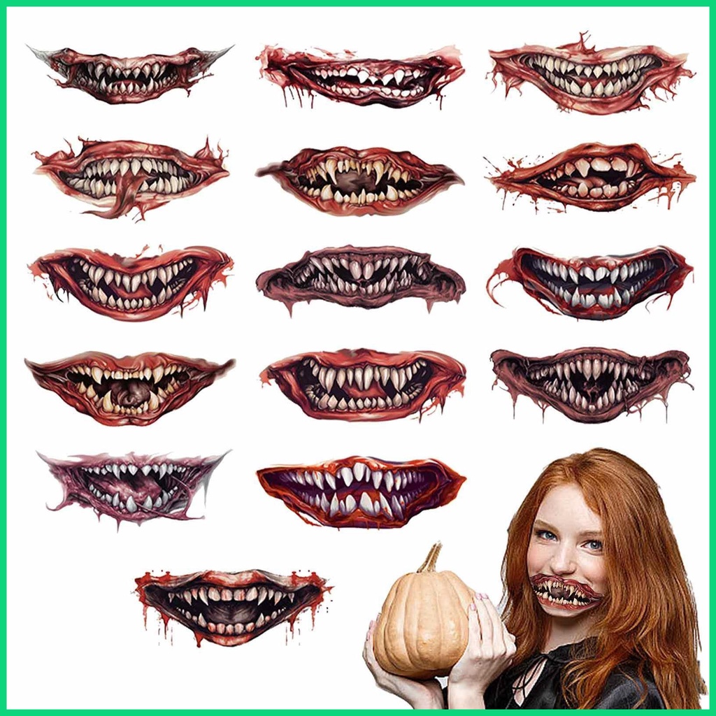 Set 15 Miếng Dán Miệng Tạo Hình Ngộ Nghĩnh