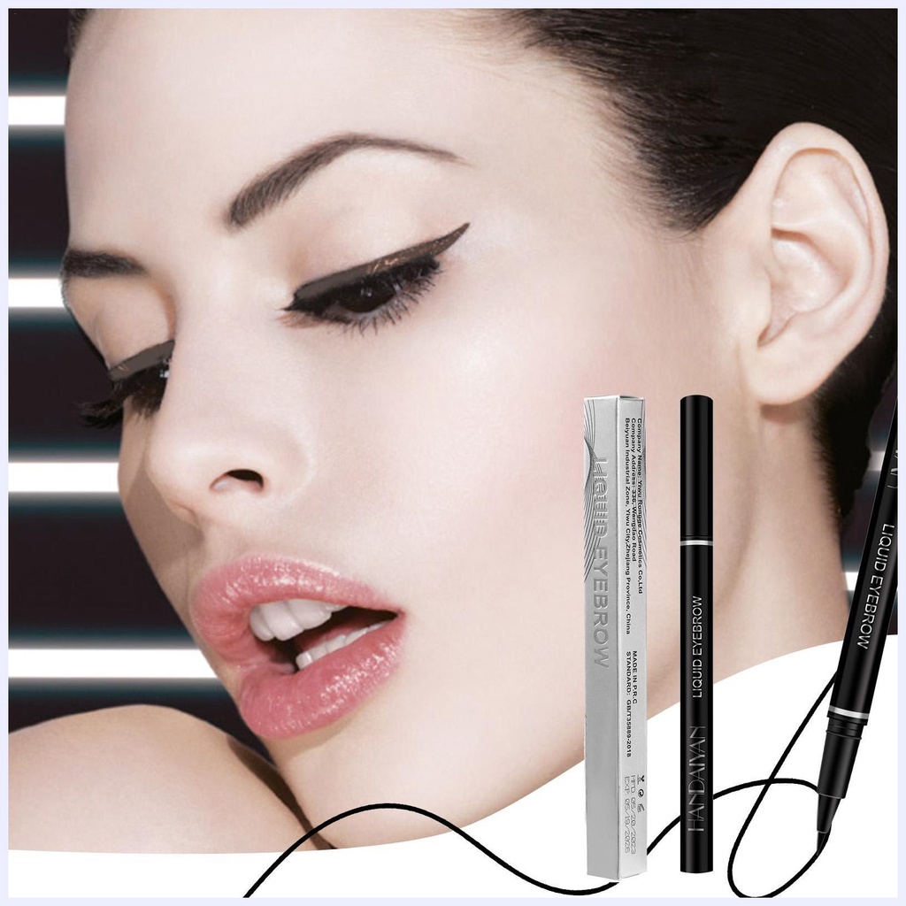 Bút kẻ mắt không thấm nước Bút kẻ mắt Bút chì kẻ lông mày dạng lỏng siêu mịn, Bút kẻ mắt dạng lỏng trang điểm mắt, Bút chì kẻ mắt lâu trôi