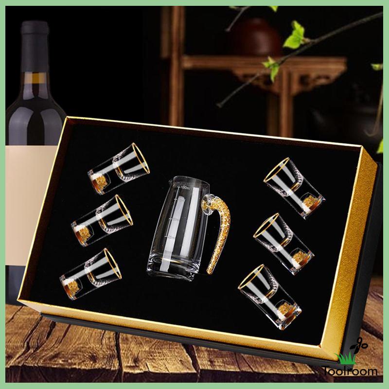 Bộ Đồ Dùng Ăn Uống Bằng Lá Vàng Cho Quán Bar