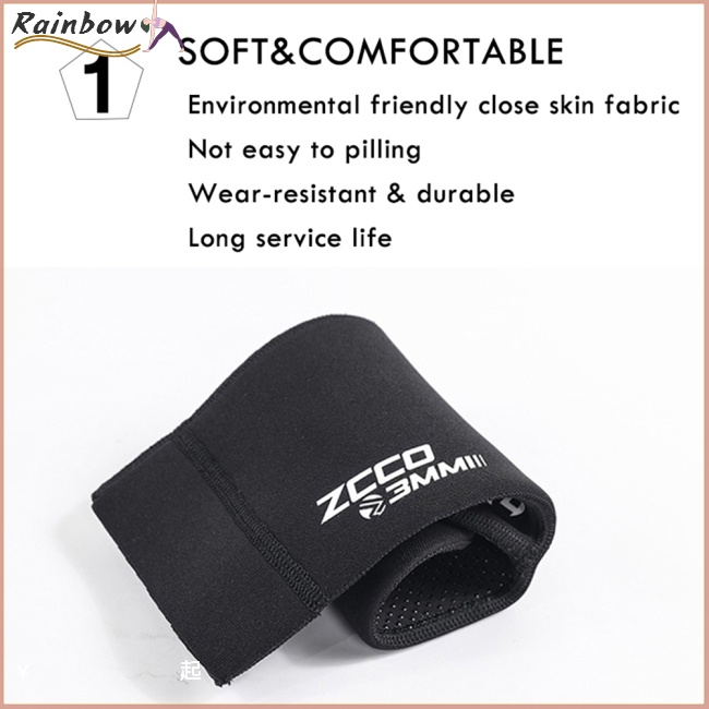 1 Đôi Vớ Lặn Dày 3mm Bằng Cao Su Tổng Hợp Co Giãn Chống Lạnh Chống Trượt