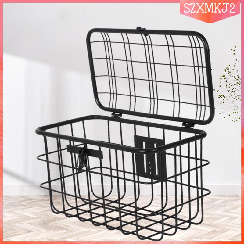 Giỏ Xe Đạp Có Nắp Đậy Tiện Dụng Dành Cho Trẻ Nhỏ Và Người Lớn