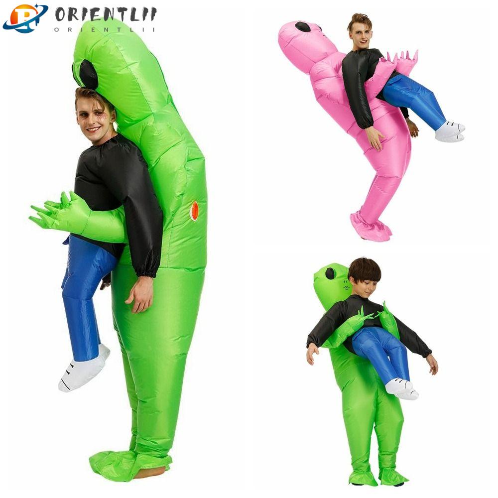 ORIENTLII Bộ Đồ Bơm Hơi Hóa Trang Người Ngoài Hành Tinh Vui Nhộn Cho Bé