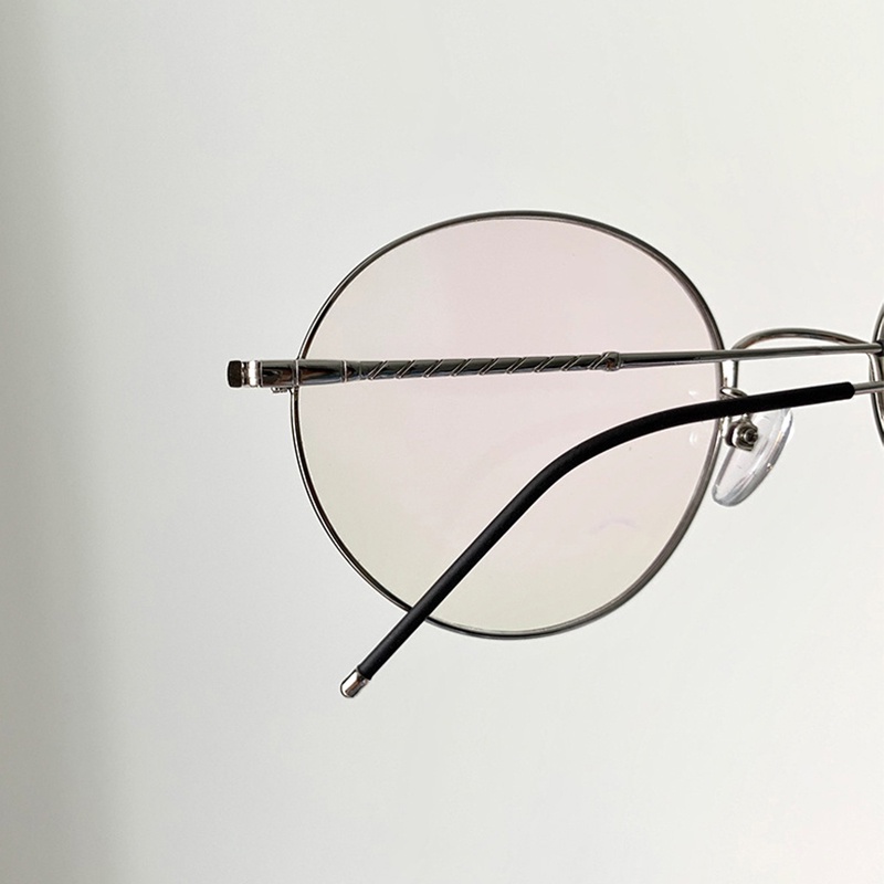VIENDO Kính Chống Tia UV400 Tròng Tròn Bằng Kim Loại Phong Cách Cổ Điển Thời Trang kính đổi màu khi ra nắng Cho Nam Và Nữ(có thể cắt cận thị ống kính)