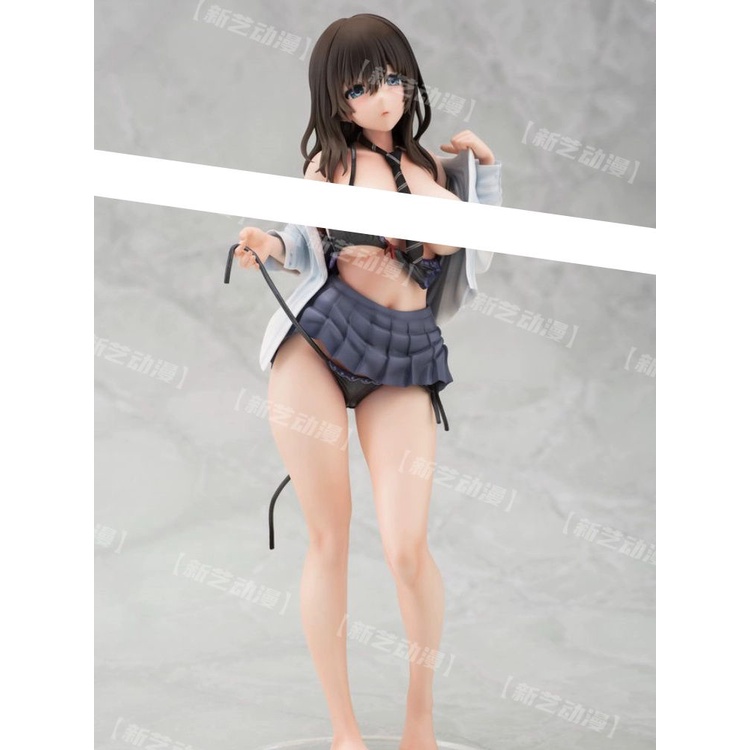 Mô Hình Nhân Vật Nữ Anime Motaro Hai Chiều Màu Đen Để Bàn Trang Trí