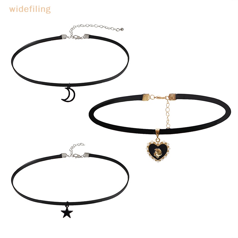 Vòng Cổ Choker Da PU Màu Đen Phong Cách Gothic Cho Nữ