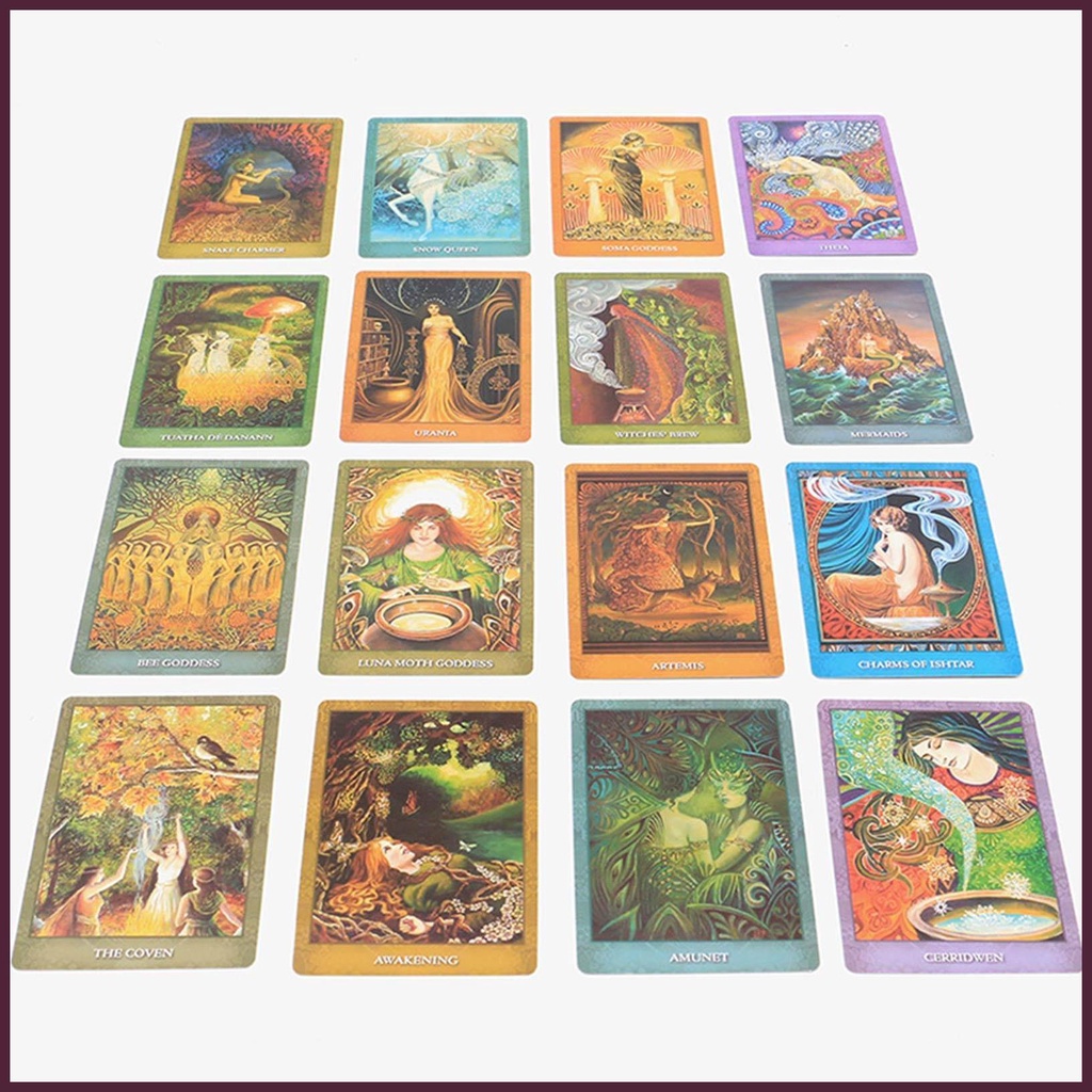 Bộ 40 Thẻ Bài Trò Chơi Mystic Sisters Oracle Vui Nhộn Cho Gia Đình