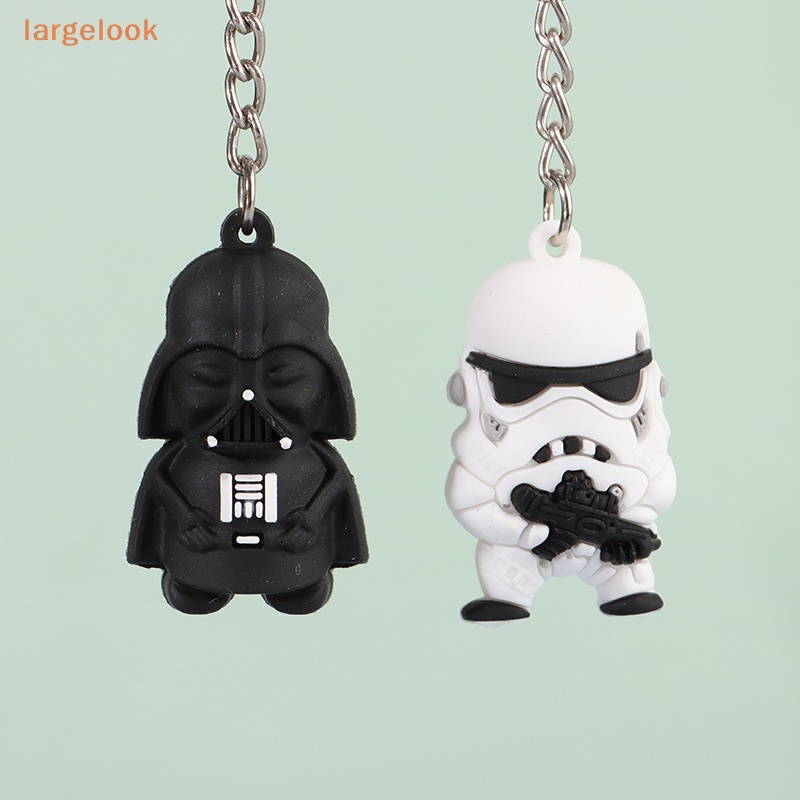 1 Móc Khóa Hình Búp Bê Darth Vader Stormtrooper Bằng PVC