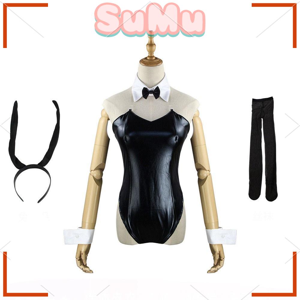 SUMU Bộ Áo Liền Quần Hóa Trang Thỏ Dễ Thương Cho Bé Gái Sakurajima Mai