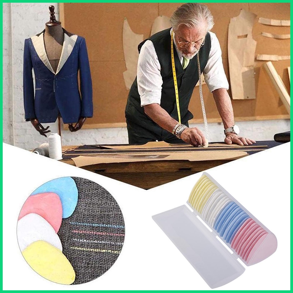 Phấn Đánh Dấu Hình Tam Giác Nhiều Màu Sắc Cho Thợ May