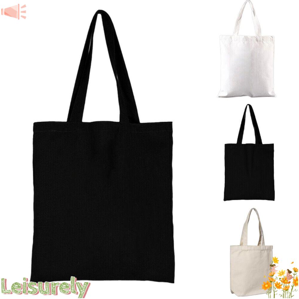 LEILY Túi Xách Mua Sắm Đeo Vai Bằng Vải Bạt Cao Cấp Có Thể