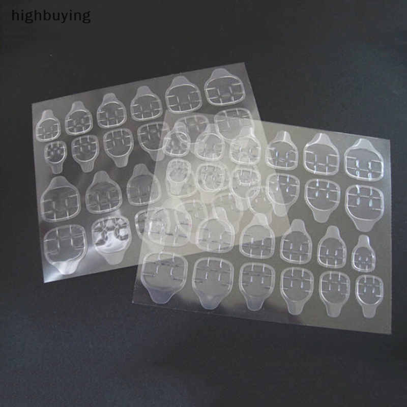 Bộ 24 Móng Tay Giả Dán Hai Mặt Siêu Mỏng Chắc Chắn Mới