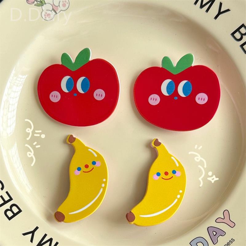 Kẹp Tóc Họa Tiết Trái Cây Hoạt Hình Dễ Thương Thời Trang Cho Nữ