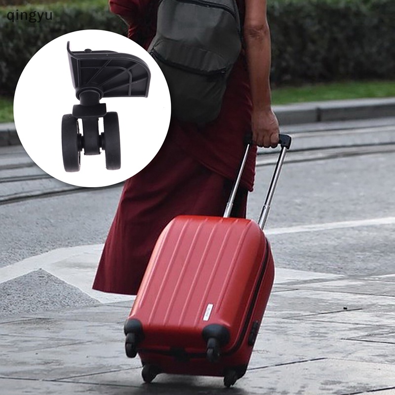 Bộ 2 Bánh Xe Xoay 360 Độ Thay Thế Chống Mài Mòn Dùng Cho Vali