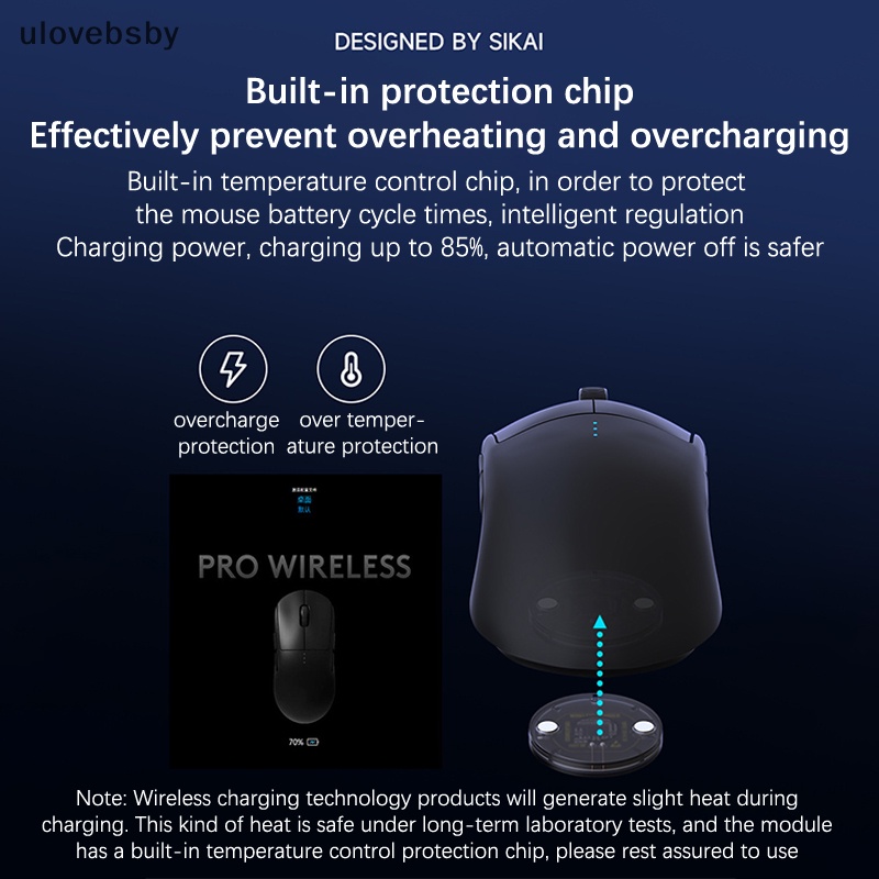 Đế Sạc Không Dây Chuyên Dụng Cho Chuột Logitech QI G502 G703 G903 G Pro X GPW