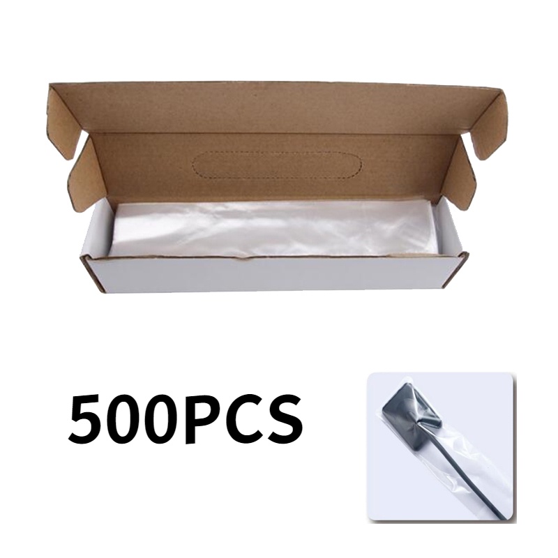 Set 500 Miếng Dán Bảo Vệ Màn Hình Cảm Biến Kỹ Thuật Số Bằng Nhựa Sử Dụng Một L