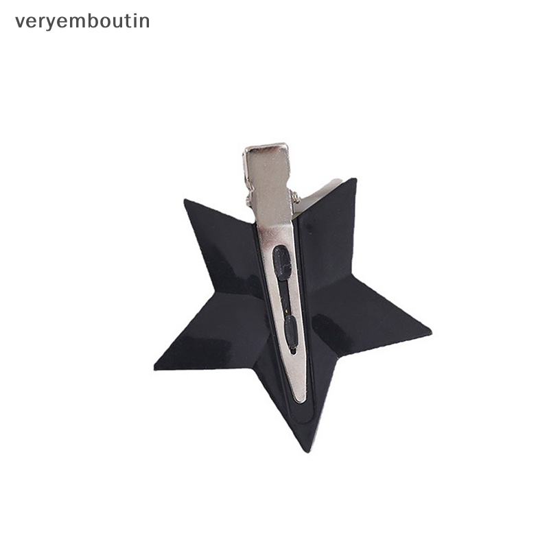 Set 5 Kẹp Tóc Hình Ngôi Sao Bằng Kim Loại Đơn Giản Thời Trang Hàn Quốc Cho Nữ