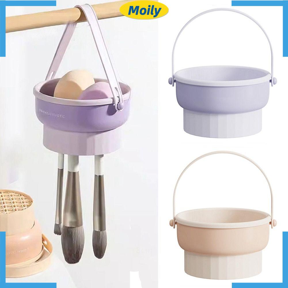 MOILYVN Hộp Đựng Dụng Cụ Trang Điểm Có Móc Treo Tiện Dụng