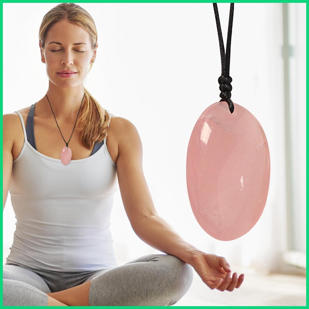 Vòng cổ Mặt Pha Lê Hồng Tự Nhiên Thời Trang Cho Ngày Valentine