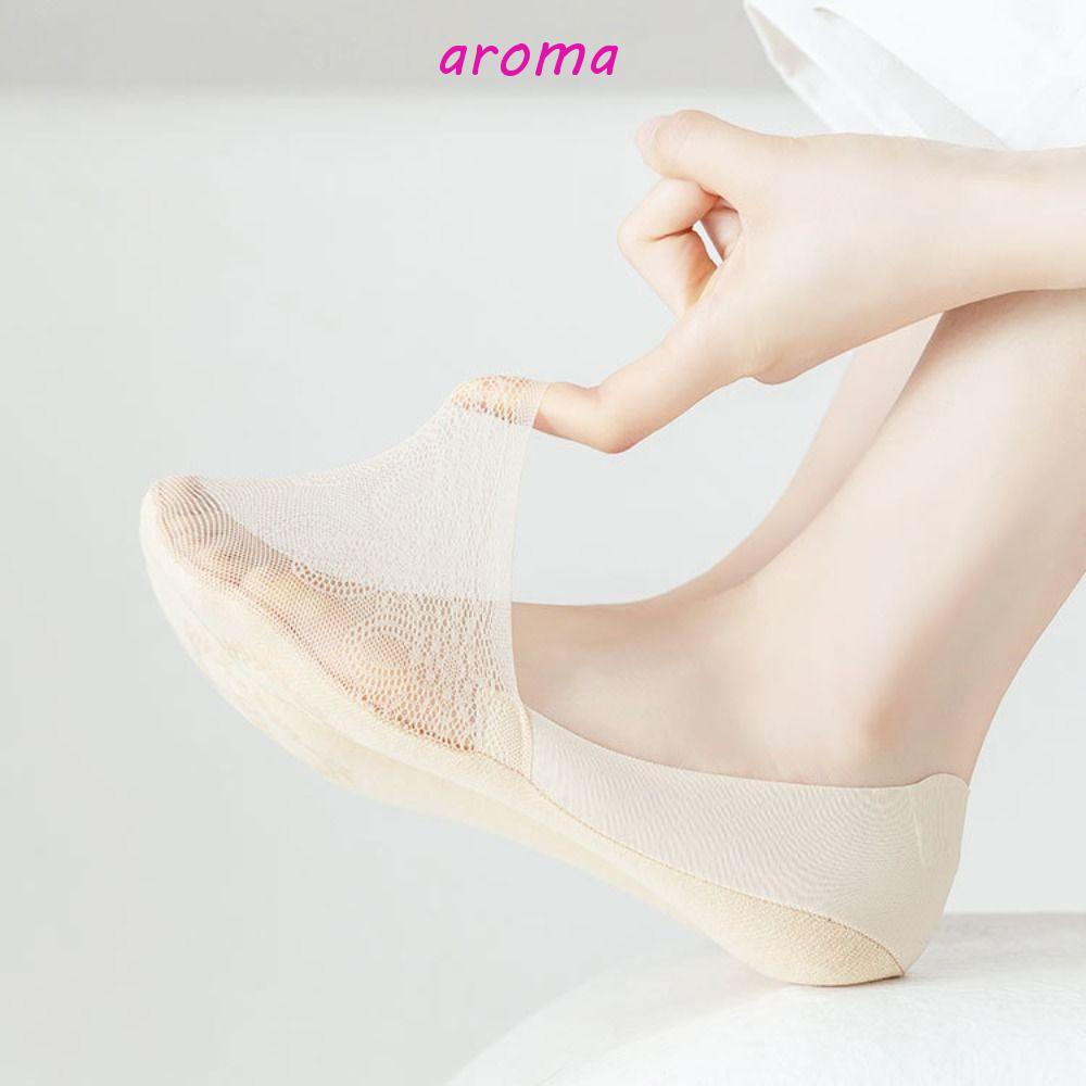 AROMA Đôi Vớ Ngắn Bằng Silica Gel Màu Sắc Gradient Dành Cho Nữ