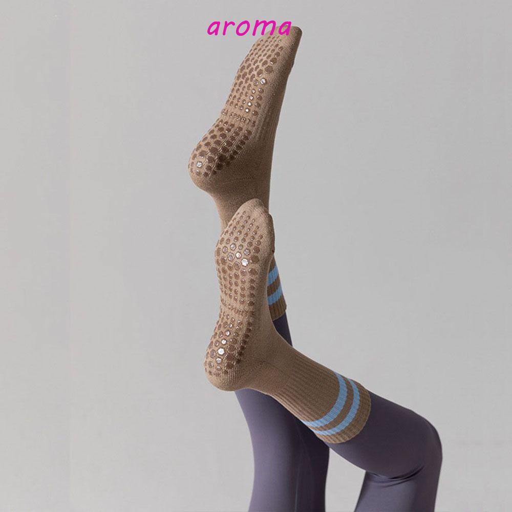 AROMA Vớ Thể Thao Bằng Silicone Co Giãn Chống Trượt Thoáng Khí Dành Cho Nữ