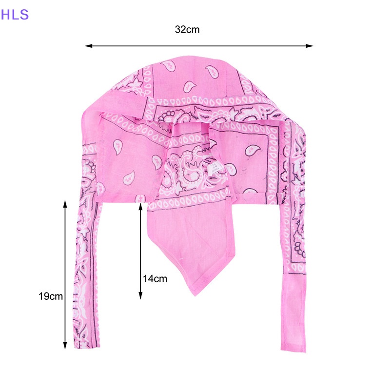 [HLS] Khăn Trùm Đầu Bandana Bằng Vải Cotton Thấm Hút Mồ Hôi Phong Cách Hip hop Đi Xe Đạp Cho Nam Và Nữ