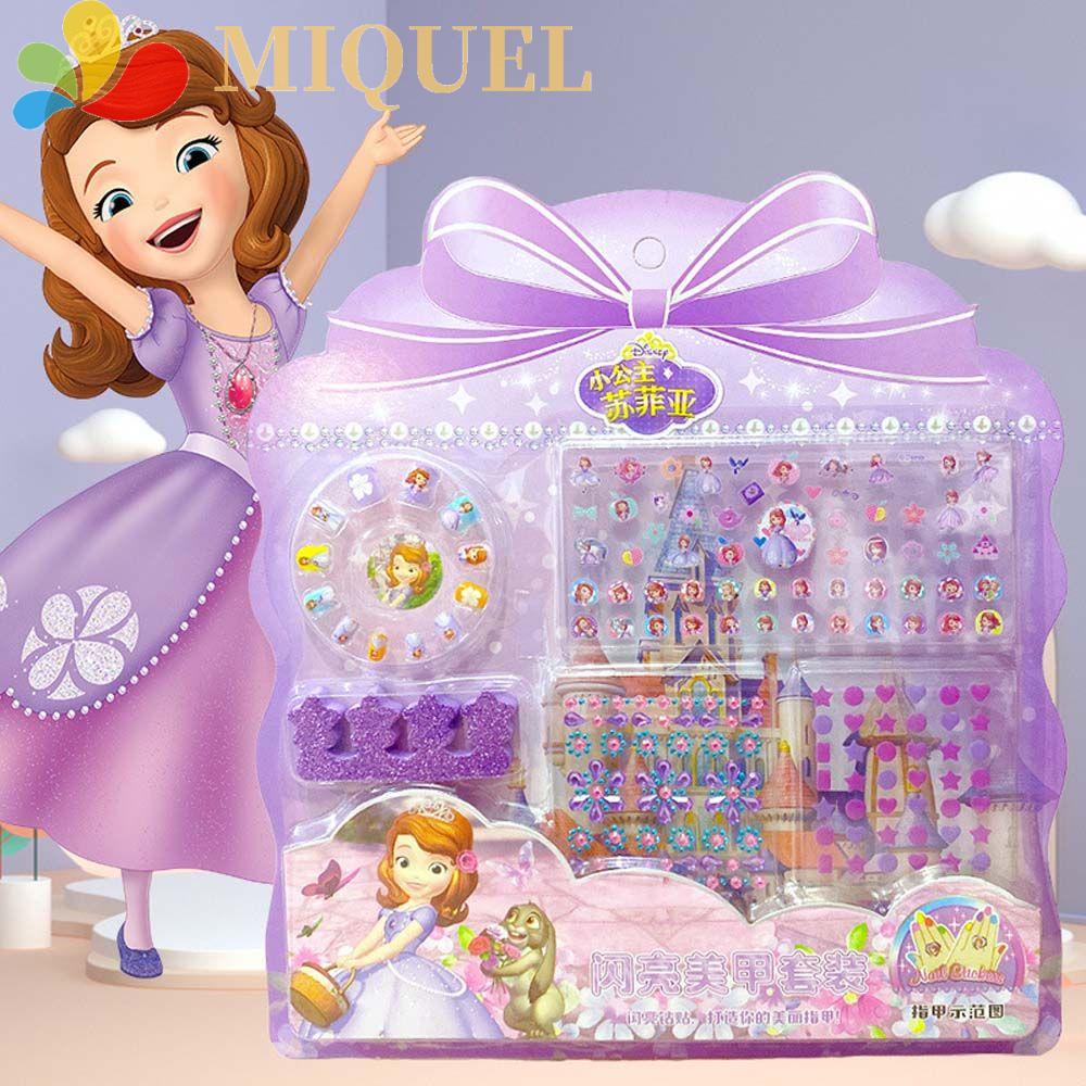 MIQUEL Bộ Móng Tay Giả Kiểu Công Chúa Dễ Thương Cho Bé Gái