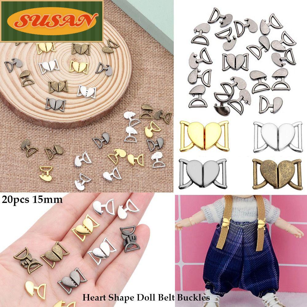 SUSANS Set 20 Khóa 15mm Cho Búp Bê Nhồi Bông