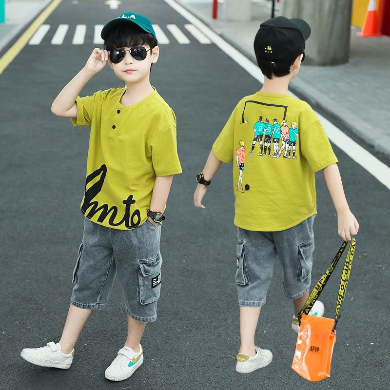 Bộ Đồ Thời Trang Mùa Hè 2023 Phong Cách Mới Cho Bé Trai 5 7 8 9 10 12 Tuổi