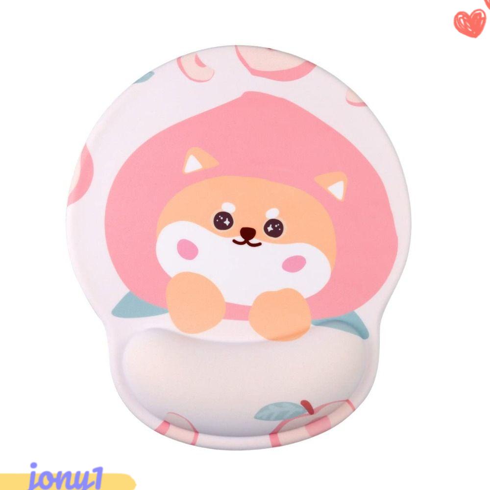 JONYE Tấm Lót Chuột Gel Mềm Mại Hình Quả Đào Hỗ Trợ Cổ Tay Cho Văn Phòng