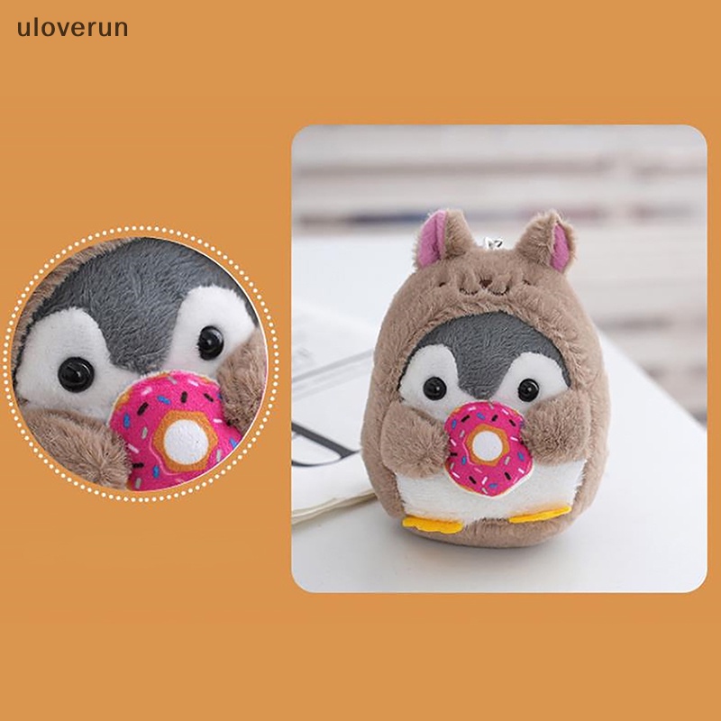 1 Móc Khóa Hình Chim Cánh Cụt Nhồi Bông Dễ Thương