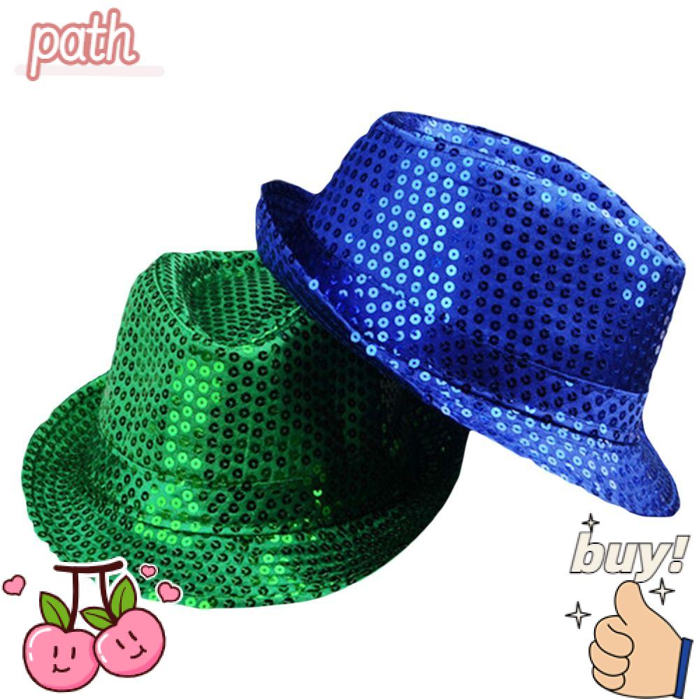 PATH Nón Panama Đính Kim Sa Lấp Lánh Dùng Hóa Trang Cho Nam Và Nữ