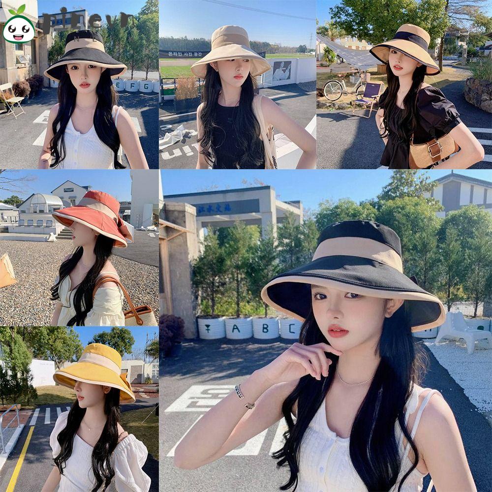 PINEVN Nón Tai Bèo Rộng Vành Chống Tia UV Có Thể Gấp Gọn Tiện Dụng Cho Nữ