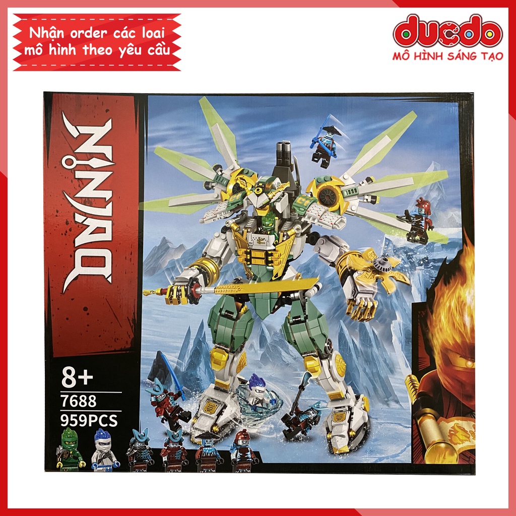 7688 Lắp ghép Ninjago siêu robot Titan Mech của Lloyd - Đồ chơi Xếp hình Mô hình Ninja 70676