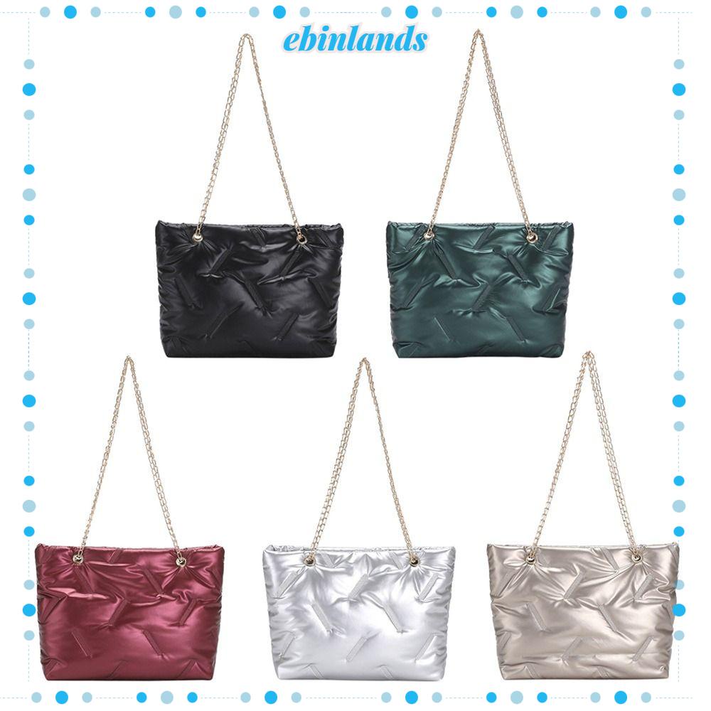 EBINLANDS Túi Đeo Chéo Đệm Cotton Cỡ Lớn Thời Trang Nữ Sành Điệu