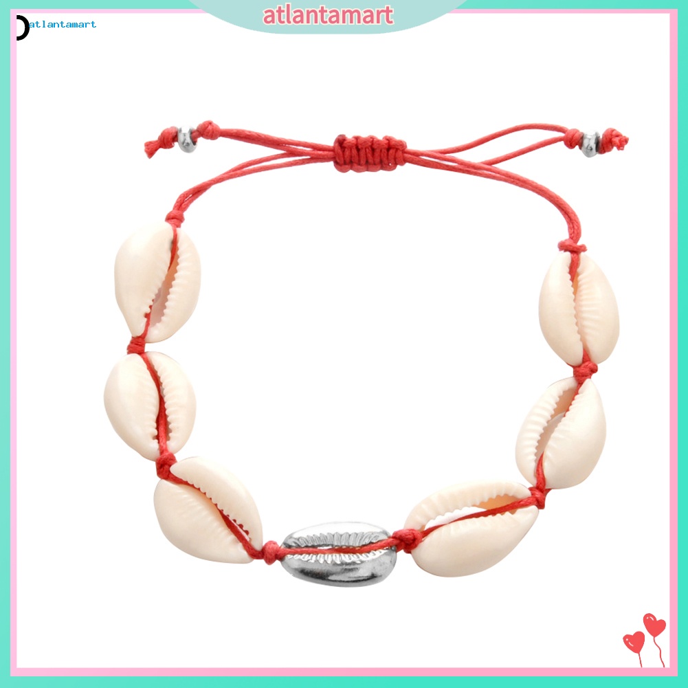 Túi Đựng Đồ Dùng Cao Cấp Tiện Dụng| Lắc Chân Dây Thừng Họa Tiết Vỏ Sò Thời Trang Cho Nữ