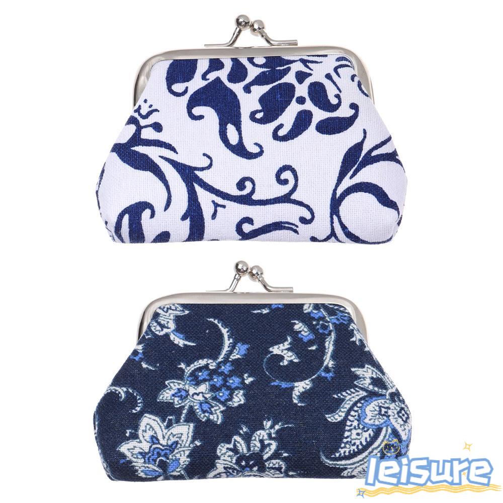 LEISURE Túi Vải Canvas Mini Phong Cách Cổ Điển Cho Nữ