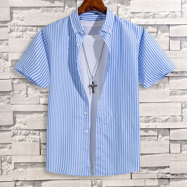 Áo Sơ Mi Tay Ngắn Có Túi Họa Tiết In Thời Trang Sành Điệu Cho Nữ